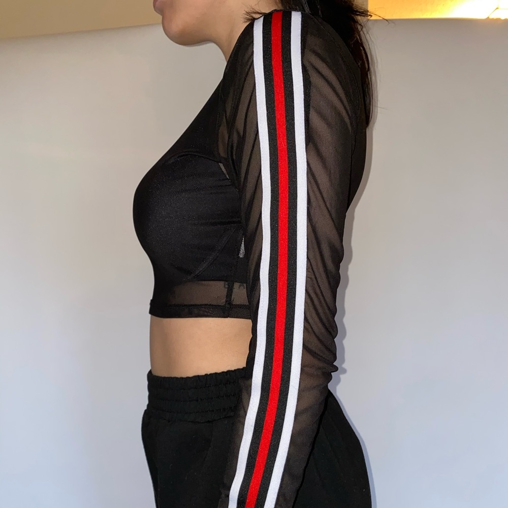 Mesh Crop Top